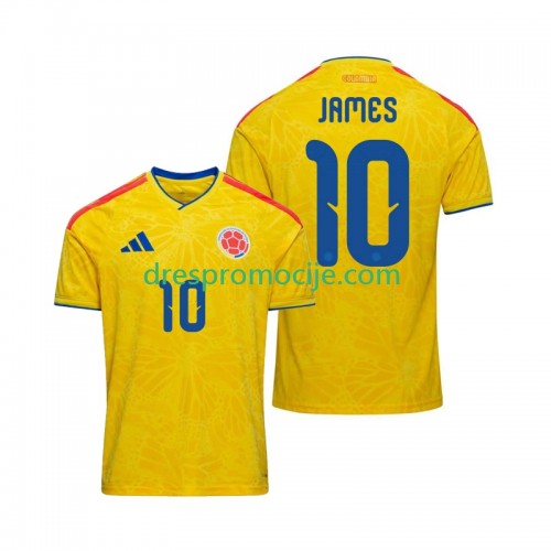 Kolumbija James Rodriguez 10 Dres Domaći Svjetsko prvenstvo 2026 Kratkih Rukava Kolumbija James Rodriguez 10 Dres Domaći Svjetsko prvenstvo 2026 Kratkih Rukava